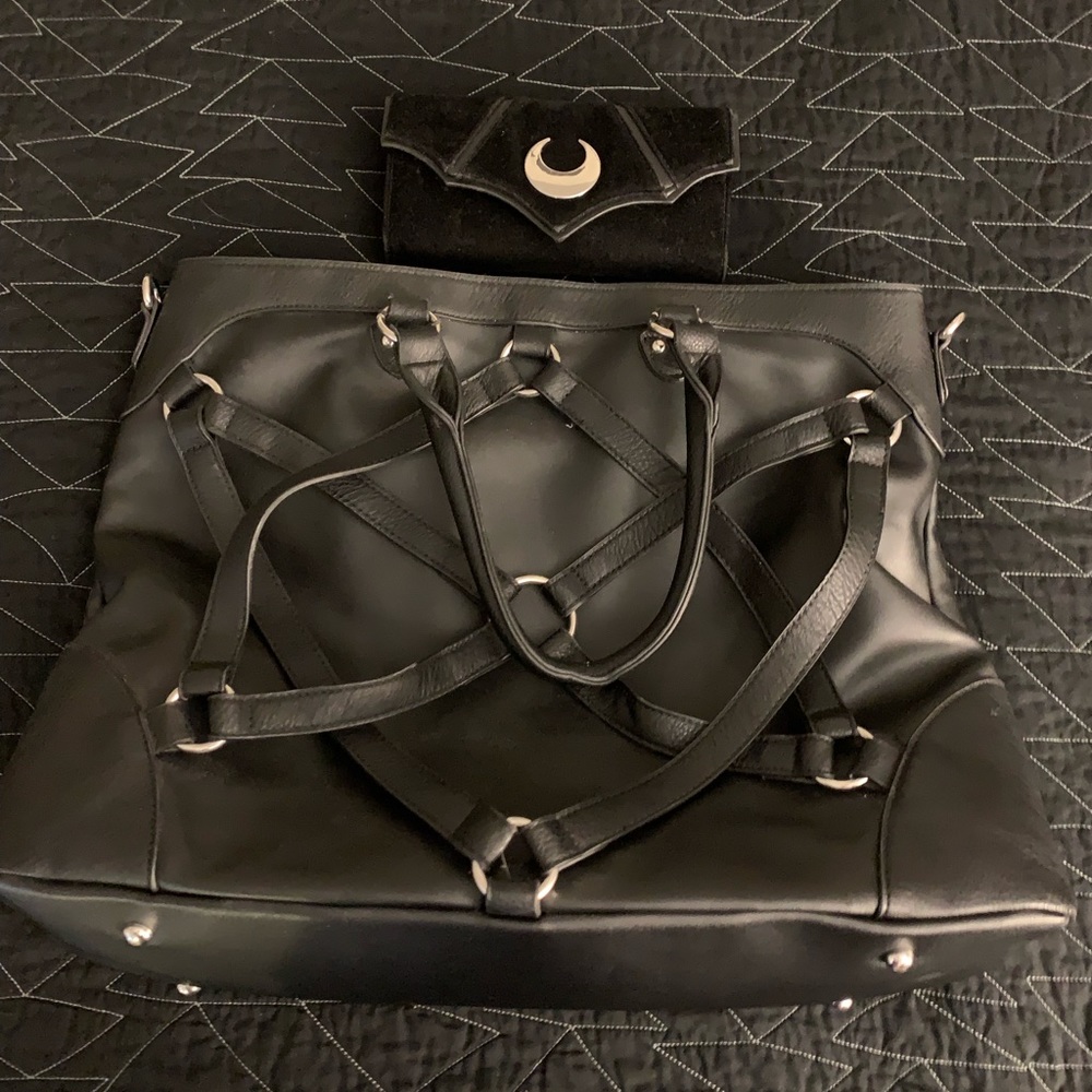 Killstar Crowley Weekender Bag and Killstar Le Fey Wallet